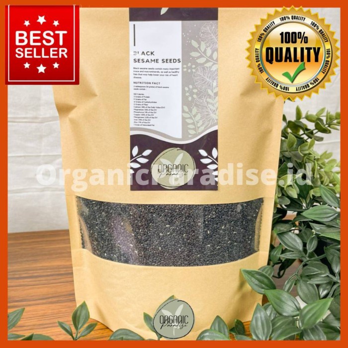 

bGF Wijen Hitam / Black Sesame 1 kg Premium Quality Organic Paradise