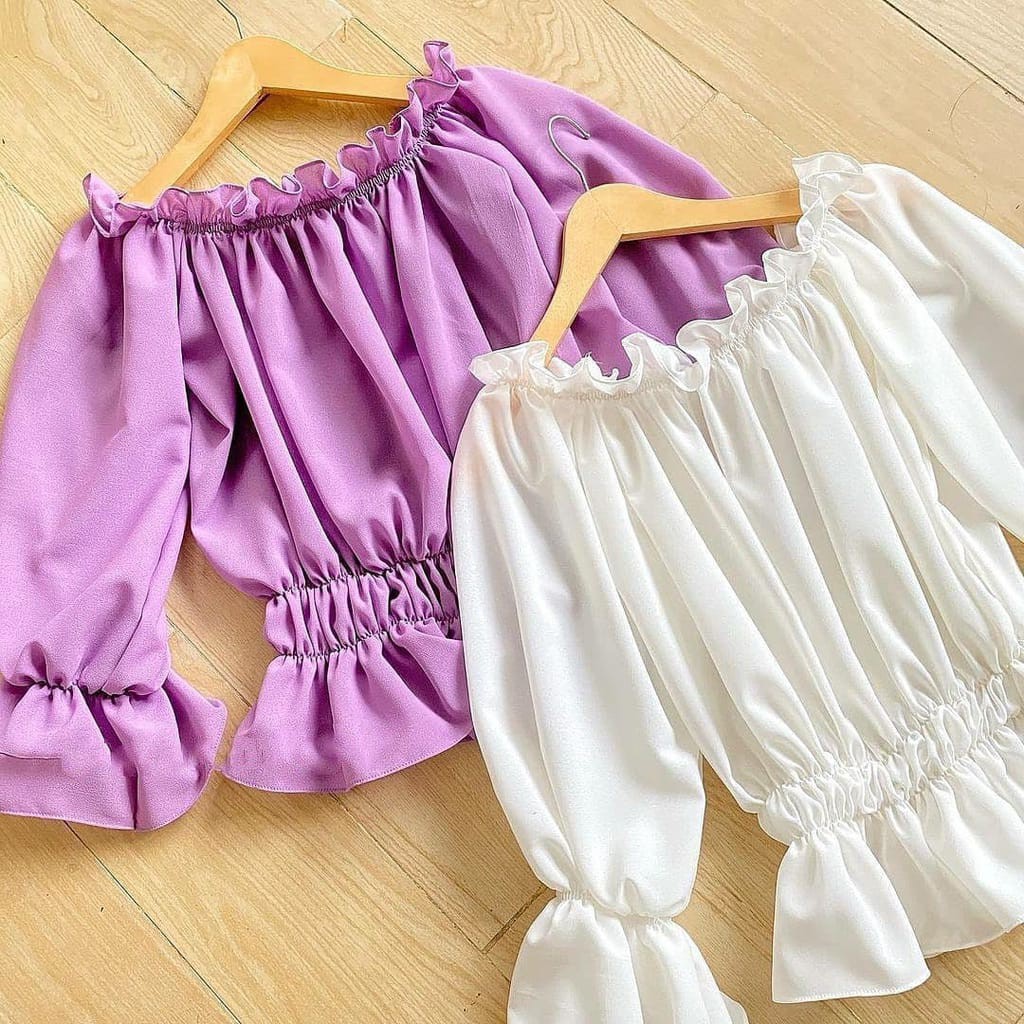 Gaga Blouse l Top Atasan Remaja Korean Style Fashion Muslim Terlaris