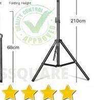 ⅍ Tripod Handphone Kamera Stand 2 Meter TRIPOD BESI Handphone ☋