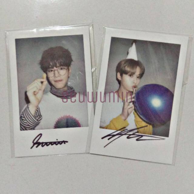 Hi-Stay Polaroid Seungmin & Lee Know Stray Kids