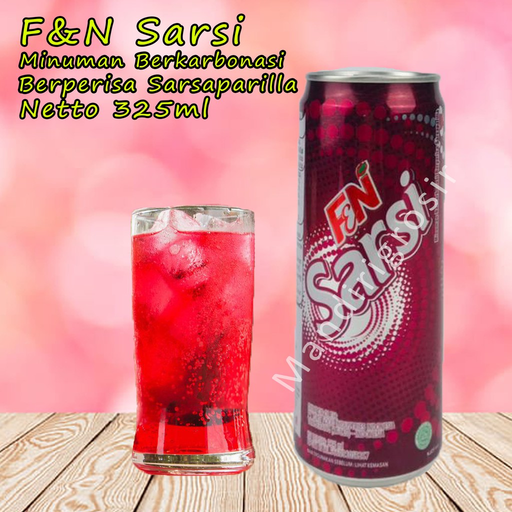 

Minuman berkarbonasi Berperisa Sarsaparilla *F&N Sarsi * Minuman * 325ml