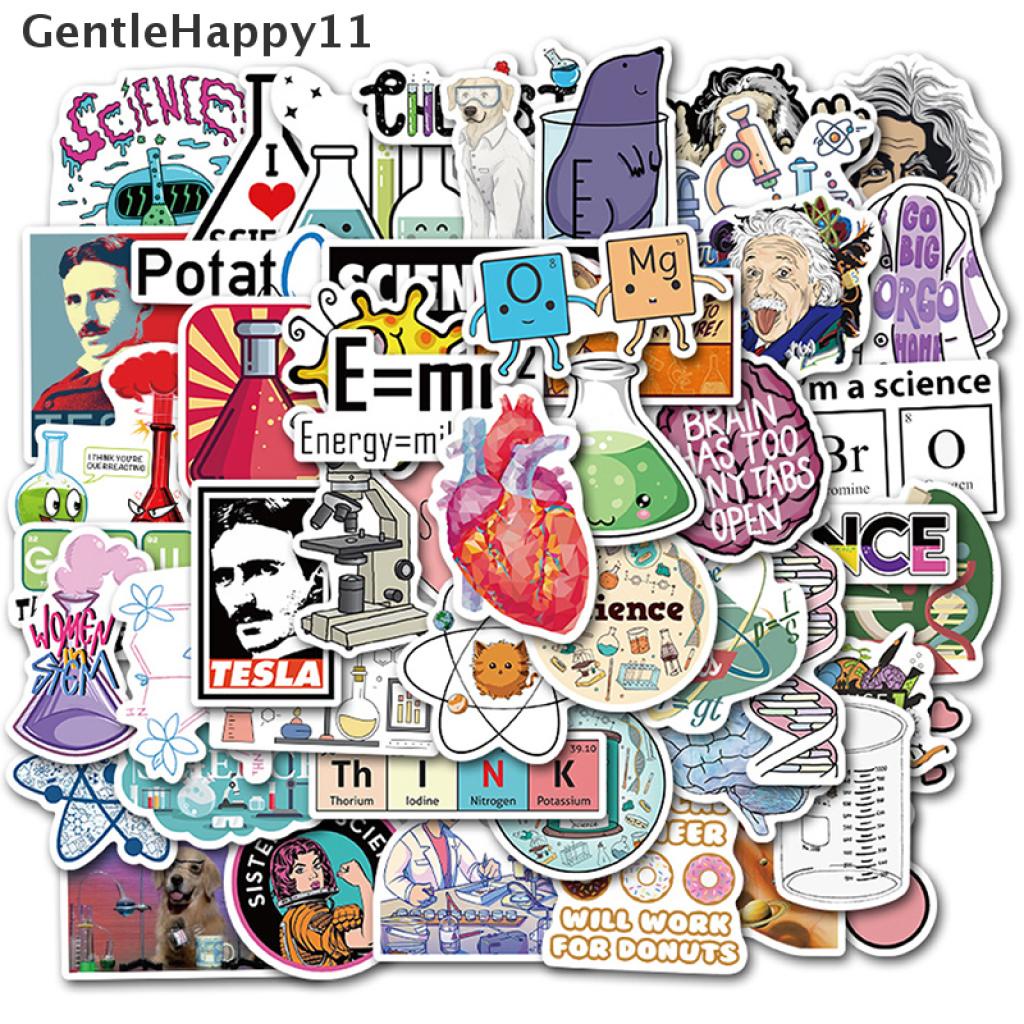 Gentlehappy 50Pcs / set Stiker Programming Diy Untuk Dekorasi Laptop / PC