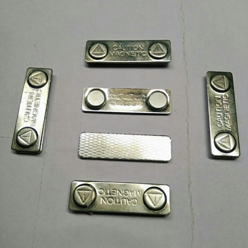 

magnetic name tag persegi panjang grade A/B