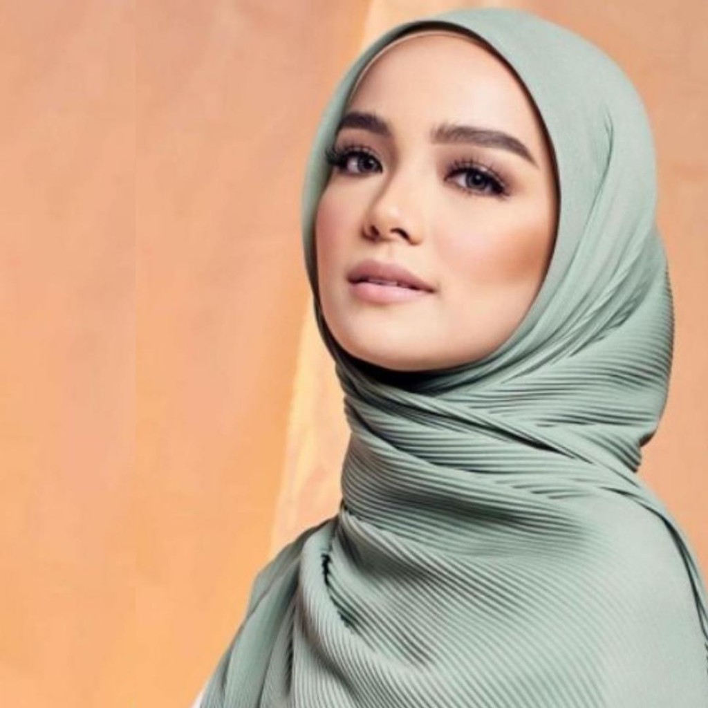 Pleated Shawl Pashmina Plisket Malaysia cerutty babydoll