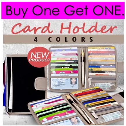 

Yoviu | Buy One Get One Card Holder/Tempatkartu/Simpankartu/Document Organizer