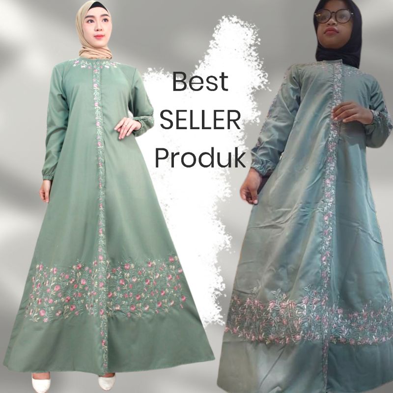TERBARU  Gamis Madina Almahyra Couple ibu dan anak Katun Toyobo premium | Fashion wanita Couple impo