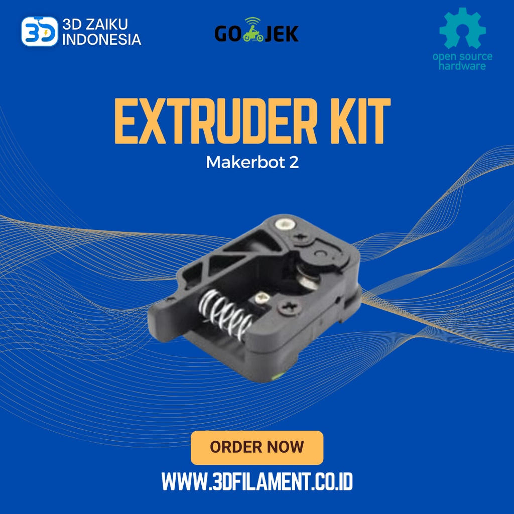 Reprap 3D Printer Left Extruder Kit Makerbot 2