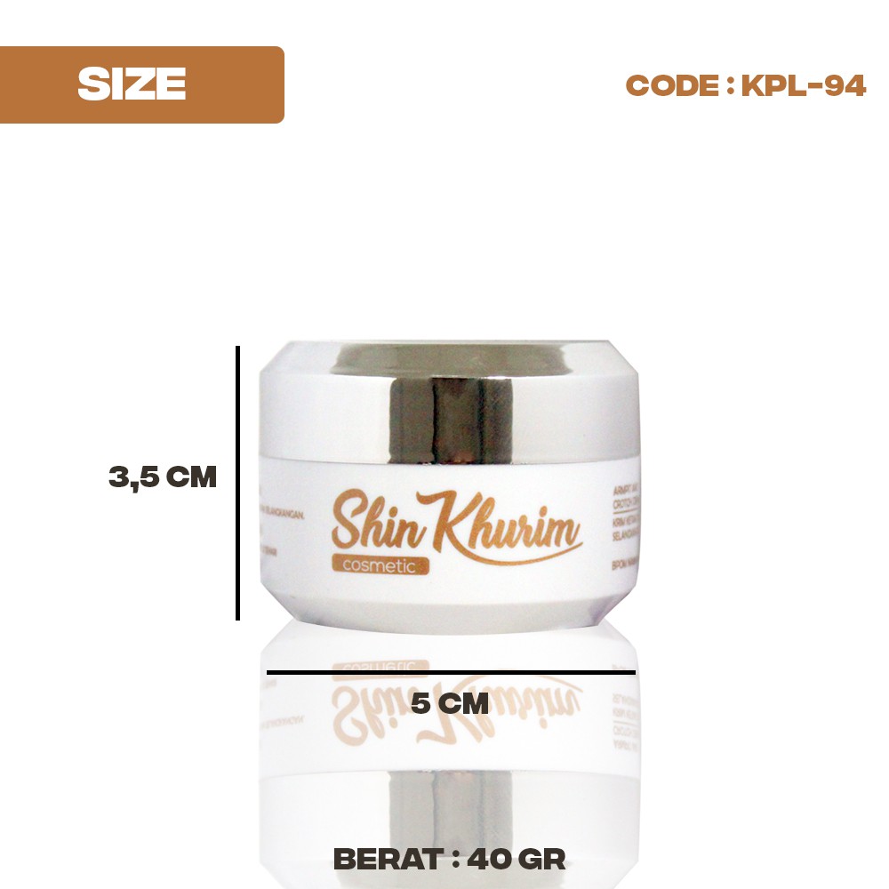 SHIN KHURIM KEMASAN BARU BPOM - Shinkurim Pemutih Ketiak dan Selangkangan Shin Kurim - KPL-94