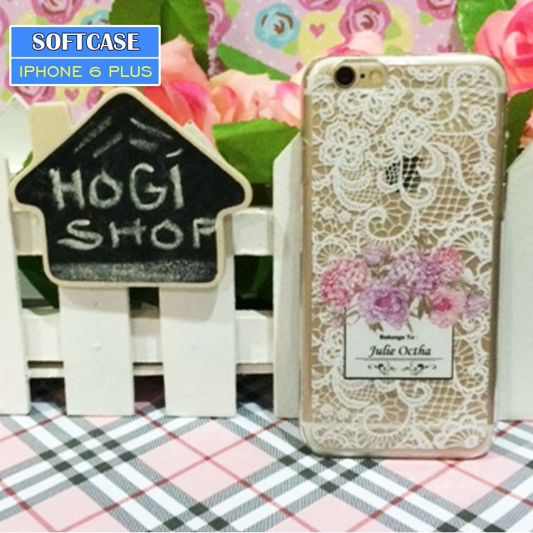 Iphone 6 Plus - Softcase Custom Case Belongs to Custom Nama
