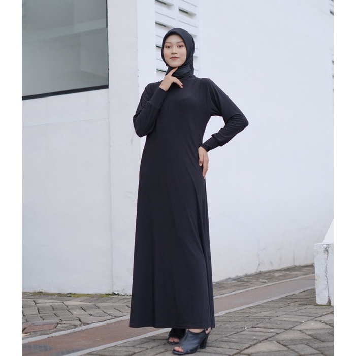 Inner Dress Manset Gamis Polos Dalaman [AYU] | Baju Muslimah | By ZOXA