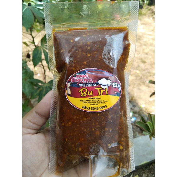 

Sambel pecel khas Nganjuk kemasan 1/4kg