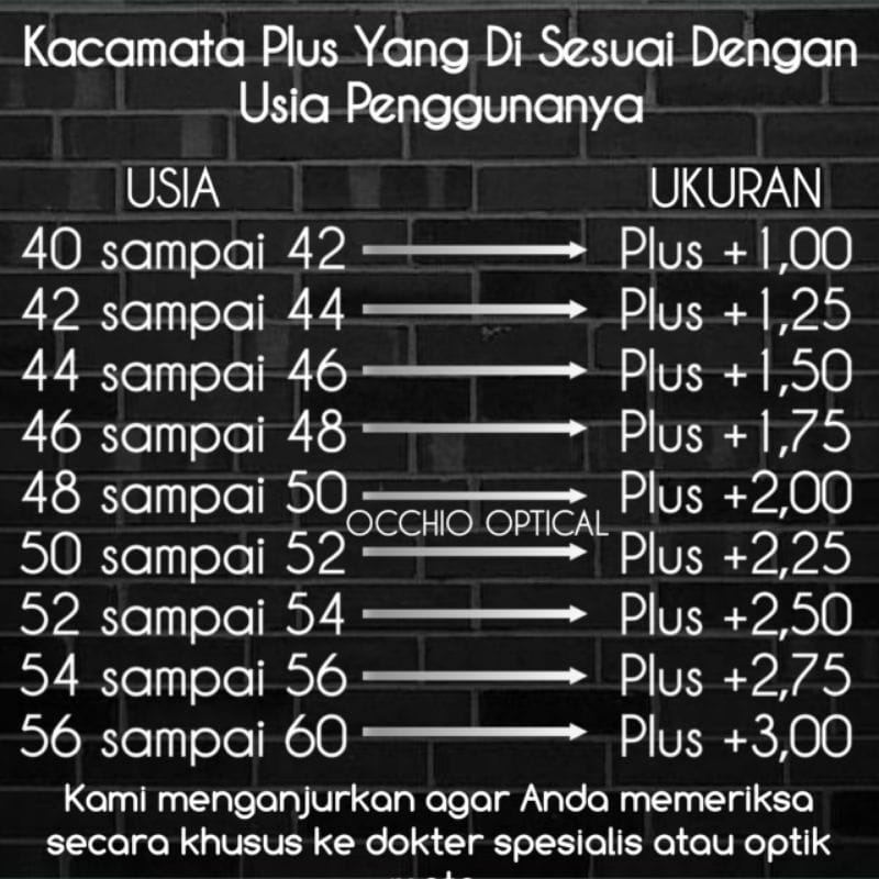 KACAMATA PLUS 2 In 1 , BISA BACA DAN JALAN LENSA Anti Radiasi (BLURAY) +LENSA PLUS Rabun Dekat Free BOX + LAP. Ukuran 1.00-3.00