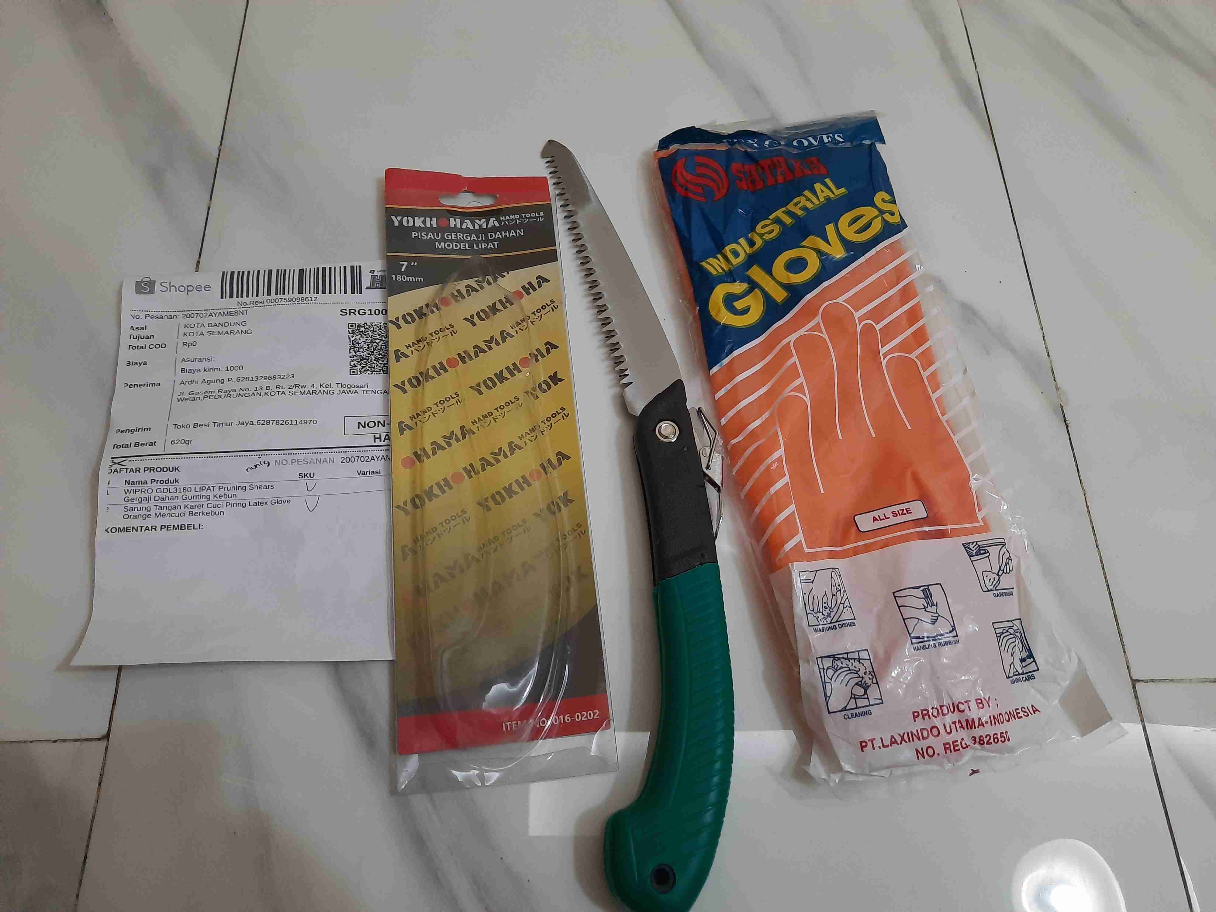 Wipro Gdl3180 Lipat Pruning Shears Gergaji Dahan Gunting Kebun