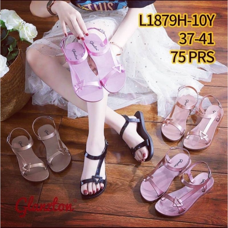 Sandal Tali Wanita Jelly Glamour Glanzton L1879-10Y