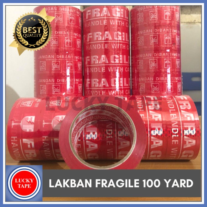 

Unik Lakban Fragile Jangan Dibanting Barang Mudah Pecah 48Mm X 100Y Putih Terlaris