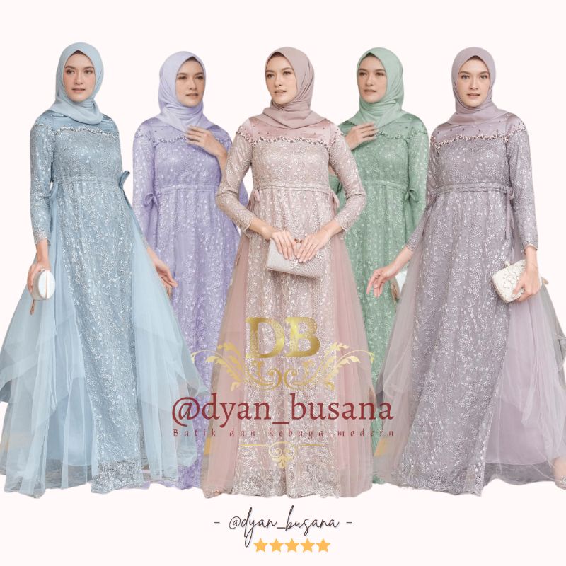 Vania Dress Raya original by dyan busana