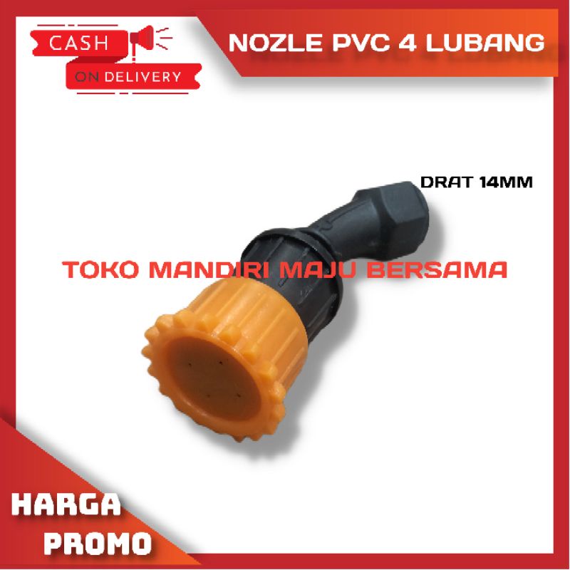 Nozzle / Nozel sprayer 4 Lubang Bengkok