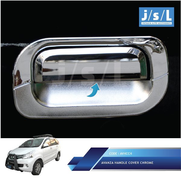 Aksesoris Tambahan Toyota Avanza 2008 2011 Handle Cover Chrome JSL