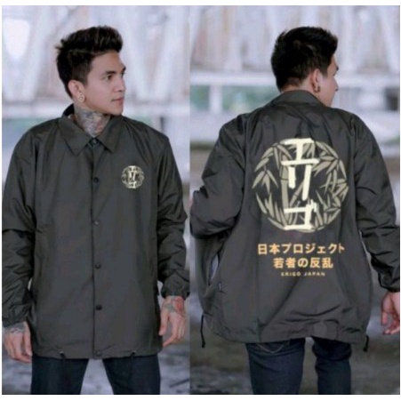 Coach erigo Jacket remaja Apparel NAGA jepang jaket pria wanita jacket murah distro remaja kekinian terbaru jeket perasut-BAMBO ARMY
