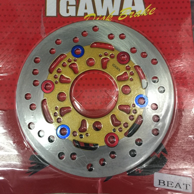 Piringan Cakram Depan Beat Scoopy Igawa Disc Brake Monel warna warni