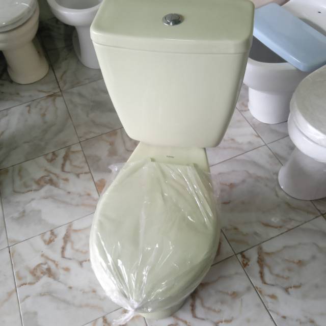 Closet duduk Toto cw 516 tombol atas fry Ongkir Jabodetabek