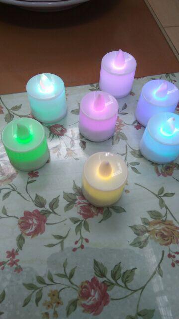 Lilin Elektrik Mini / Lilin Battery / Led Lamp 4 Colors Unik Sourvenir