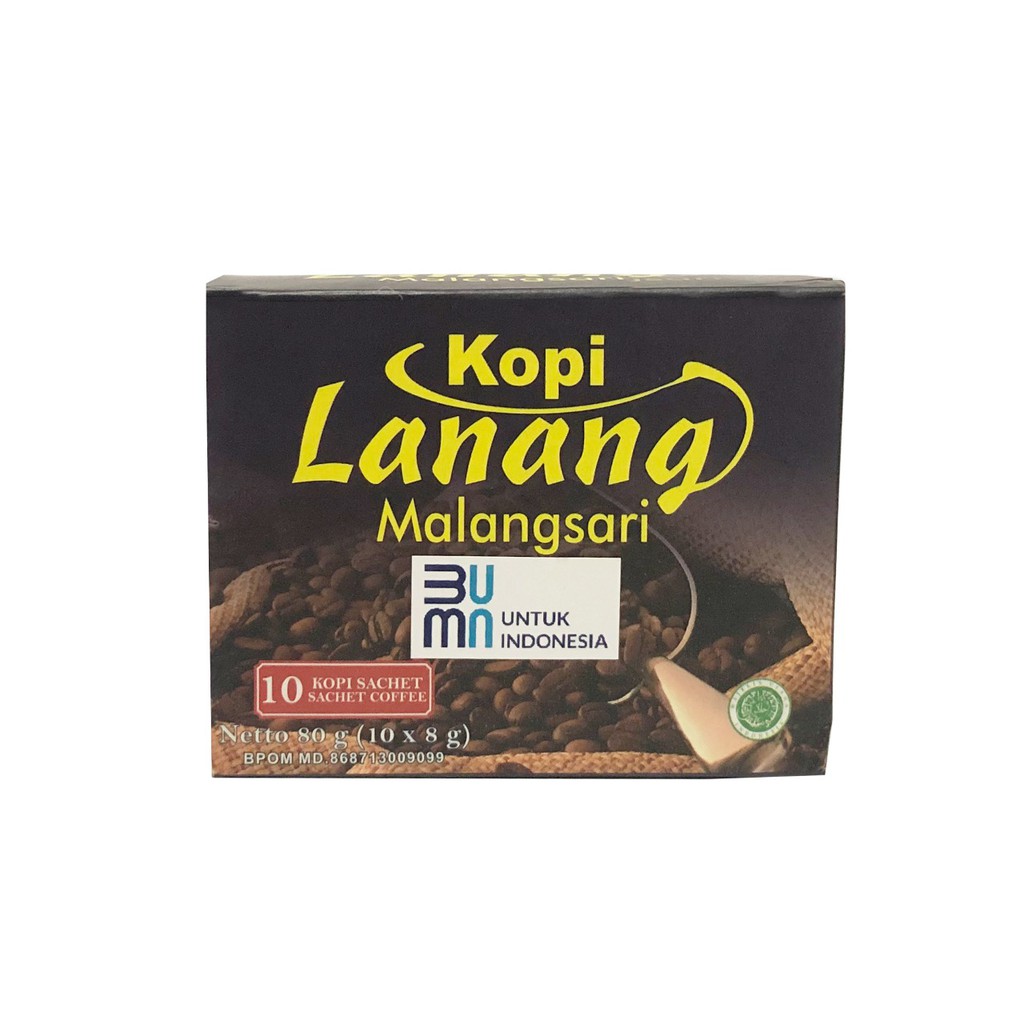 

Kopi Lanang Robusta Bubuk Super Malangsari Rolas Super 80 gr - 10 sachset