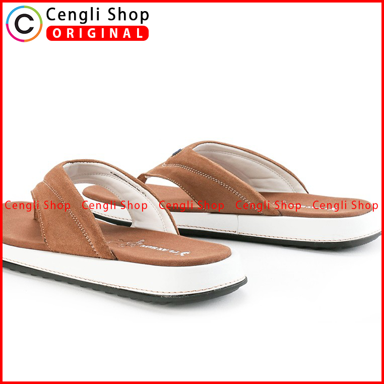 PLAYBOY SANDAL JEPIT KULIT CASUAL PRIA BRANDED ORIGINAL TERBARU PLH9