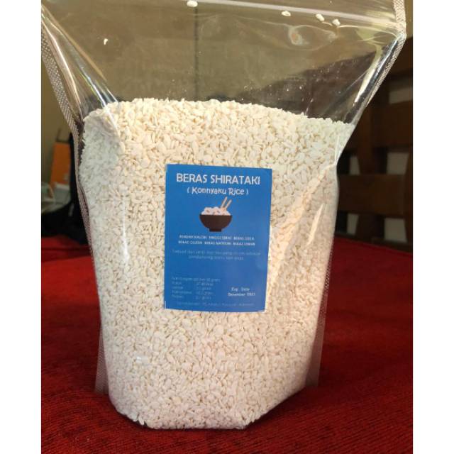 BERAS SHIRATAKI 1kg/konyaku rice 1kg Shopee Indonesia