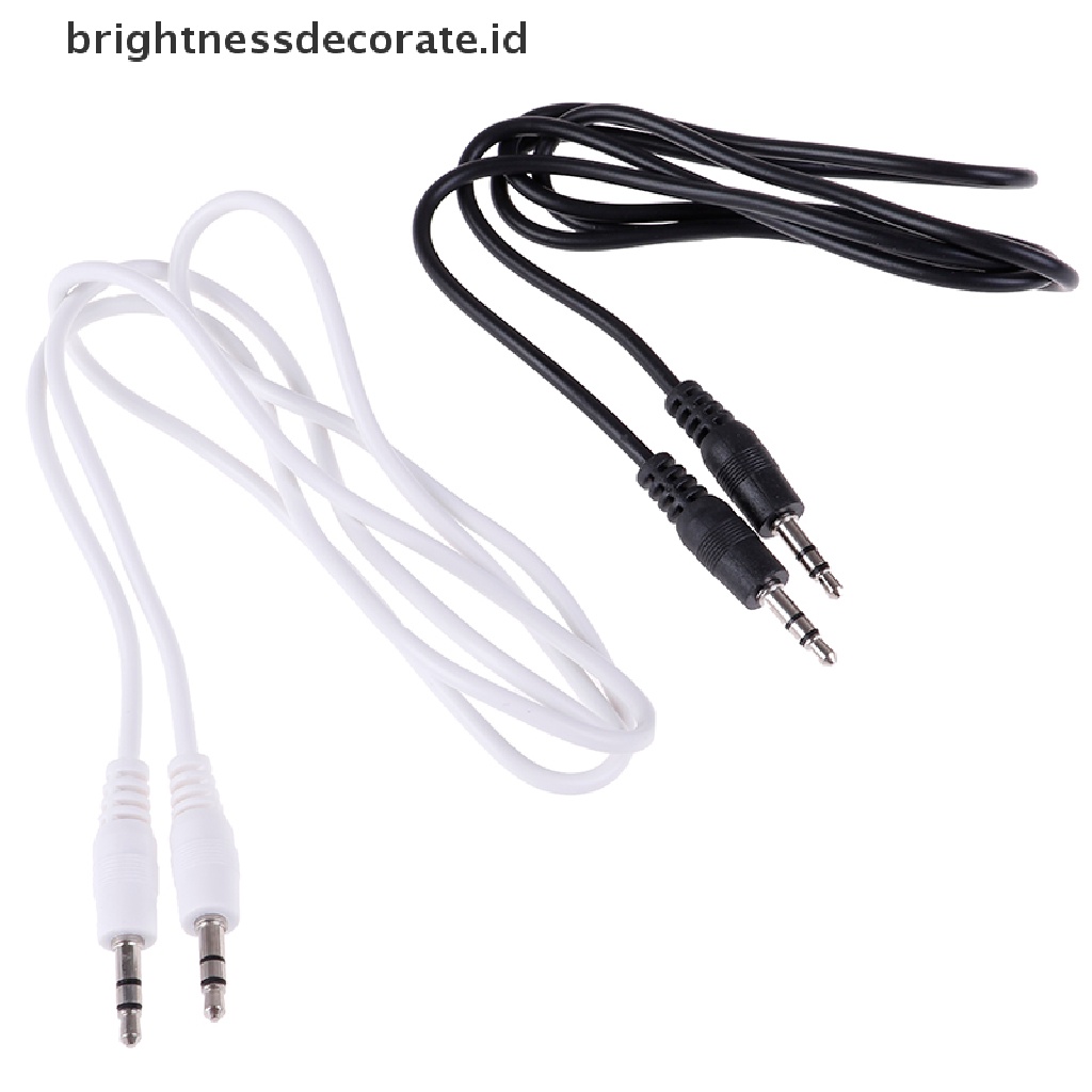 [birth] 1Pc 3.5mm Jack male to male car aux auxiliary cord stereo audio cable 1m [ID]