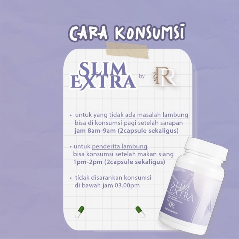 SLIM EXTRA HERBAL DIET BY MORANTIKA