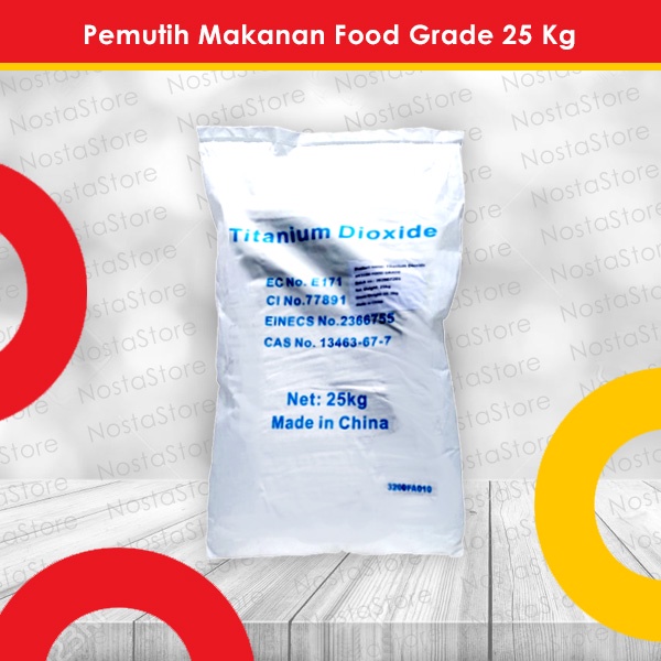 

Pemutih Makanan Food Grade (Titanium Dioxide) 25 Kg