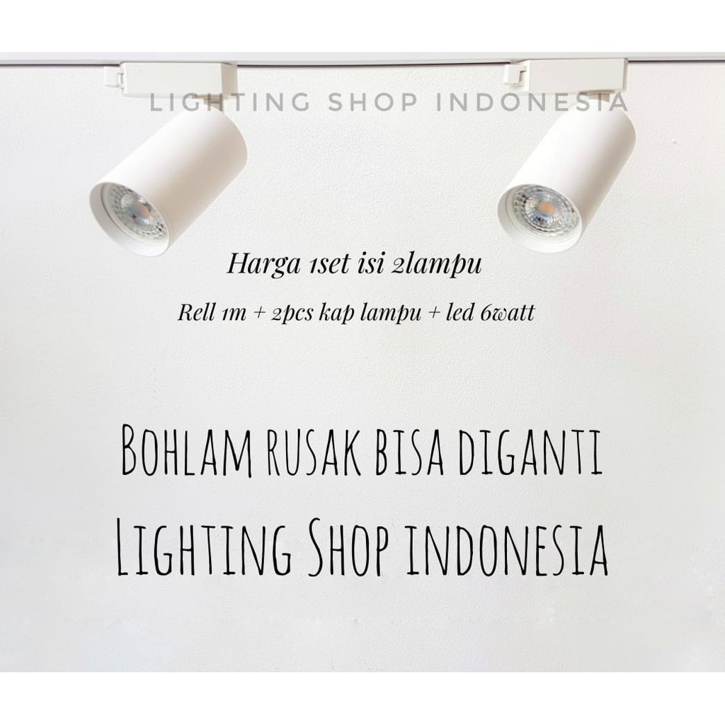 l802 lampu spotlight sorot kaki rell 1meter isi 1lampu 2lampu 3lampu 4lampu sudah dapet bohlam