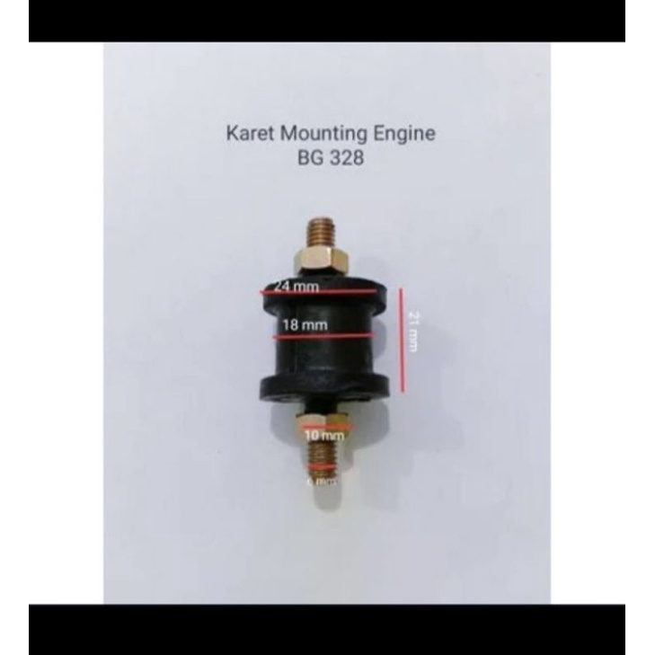 engine mounting karet dudukan mesin potong rumput BG 328