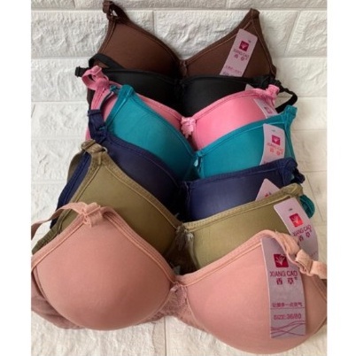 VS - BH XIANG CAO BH BUSA TANPA KAWAT KANCING BRA DEWASA GOOD QUALITY SIZE BESAR