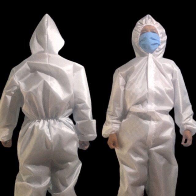 HAZMAT PARASUT WATERPROOF READY STOCK ADA MODEL GAMIS TANPA CELANA, GOWN APD