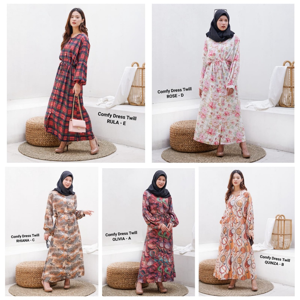 AS Comfy Dress Kudamas Couture KMC Twill Premium Busui