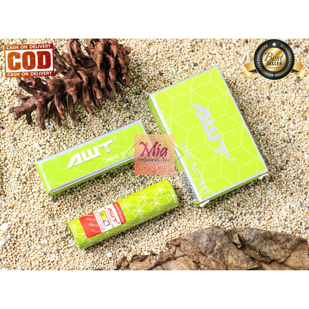 BATERAI VAPOOR 1MR 18650 AWT HIJAU 2400mAh 40A KUALITAS AUTHENTIC HARGA PER 1 PCS