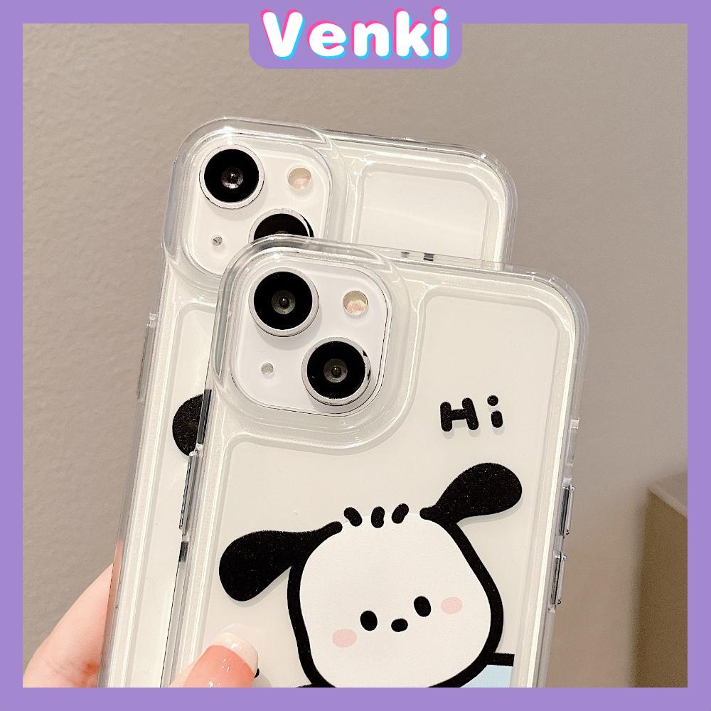 iPhone Case Silicone Soft Case Clear Case Thickened Shockproof Protection Camera Metal Button Cartoon Cute Compatible For iPhone 11 Pro Max 13 Pro Max 12 Pro Max 7Plus xr XS Max