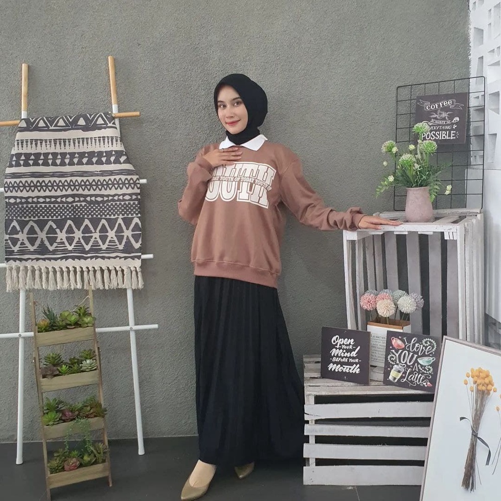 Nara Grosir - Youth Colar Sweater | Sweater Pria dan Wanita