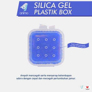 Animo Silica Gel Plastic Box / Silica Gel Box Kotak Sepatu , Tas , Jaket , Pakaian Dan Elektronik