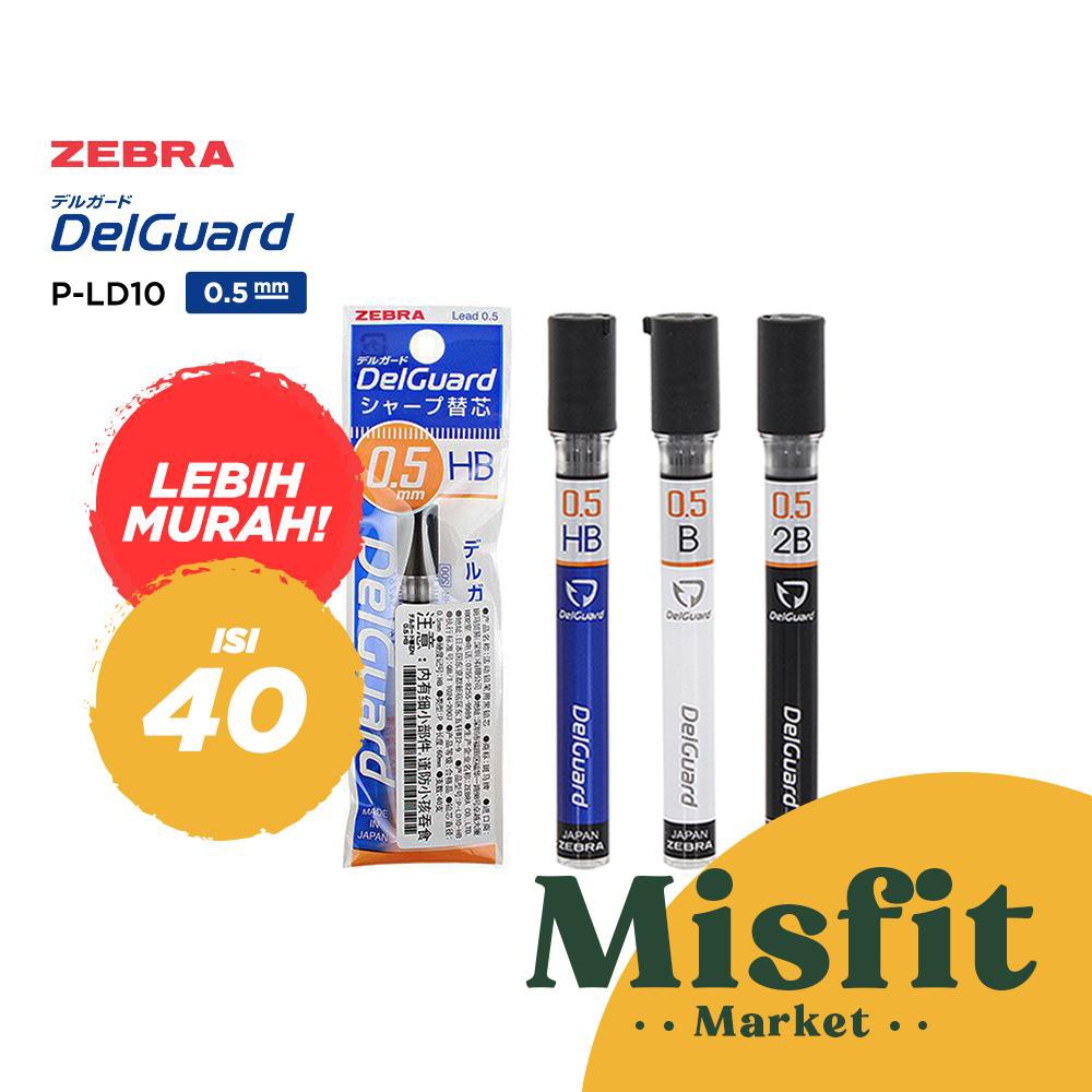 

Zebra DelGuard Mechanical Pencil Lead REFILL 0.5 mm isi 40 pc