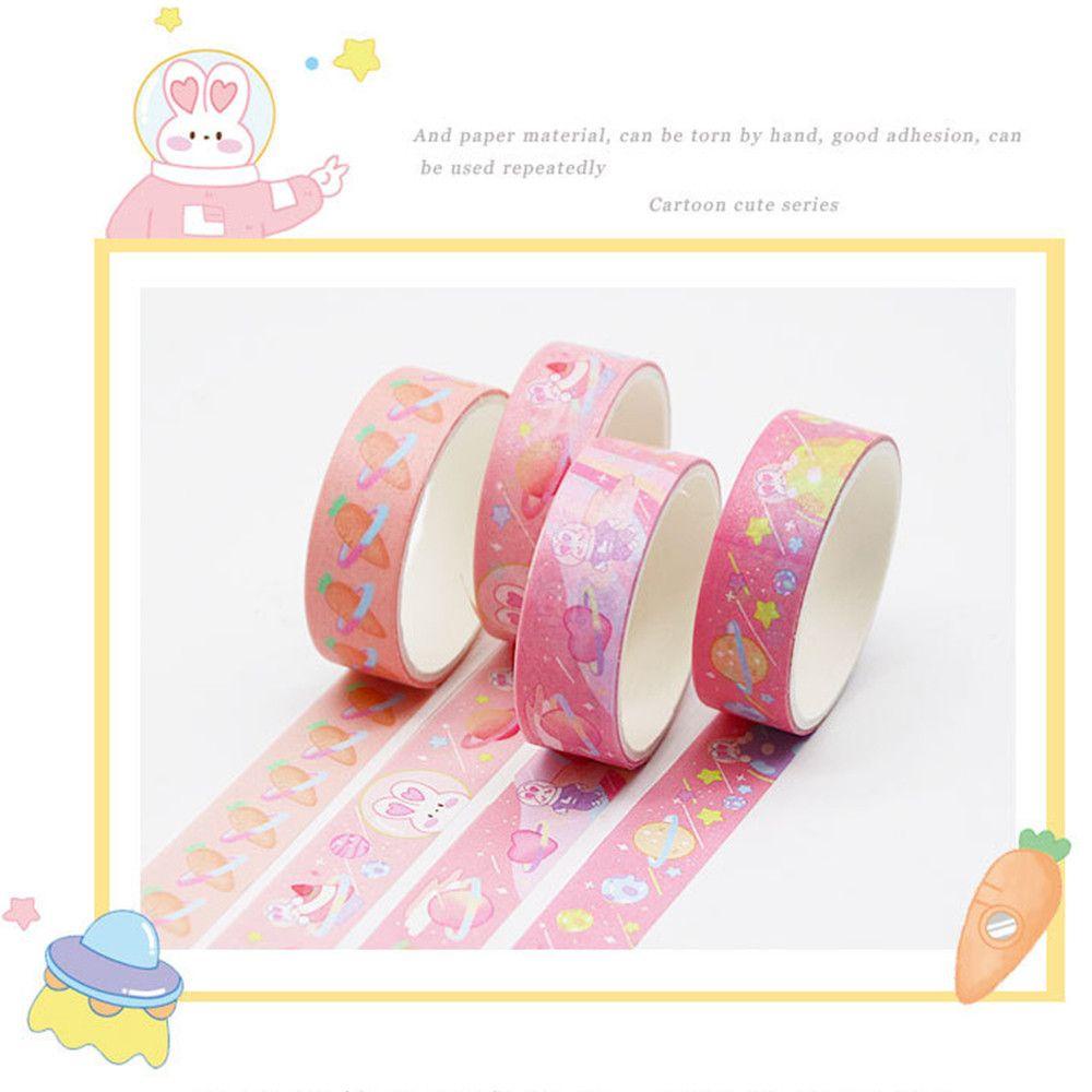 Pineapple 4Rolls /box Washi Tape Set Alat Tulis Sekolah Scrapbooking