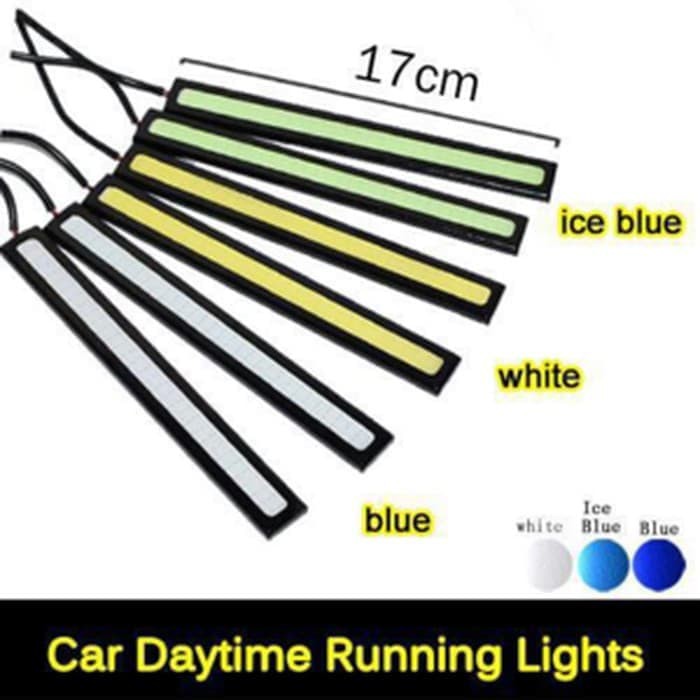 LAMPU LED MOBIL XENIA AVANZA SIGRA DRL DAYTIME RUNNING LIGHT COB 17CM