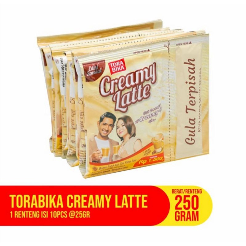 

torabika creamy latte renceng
