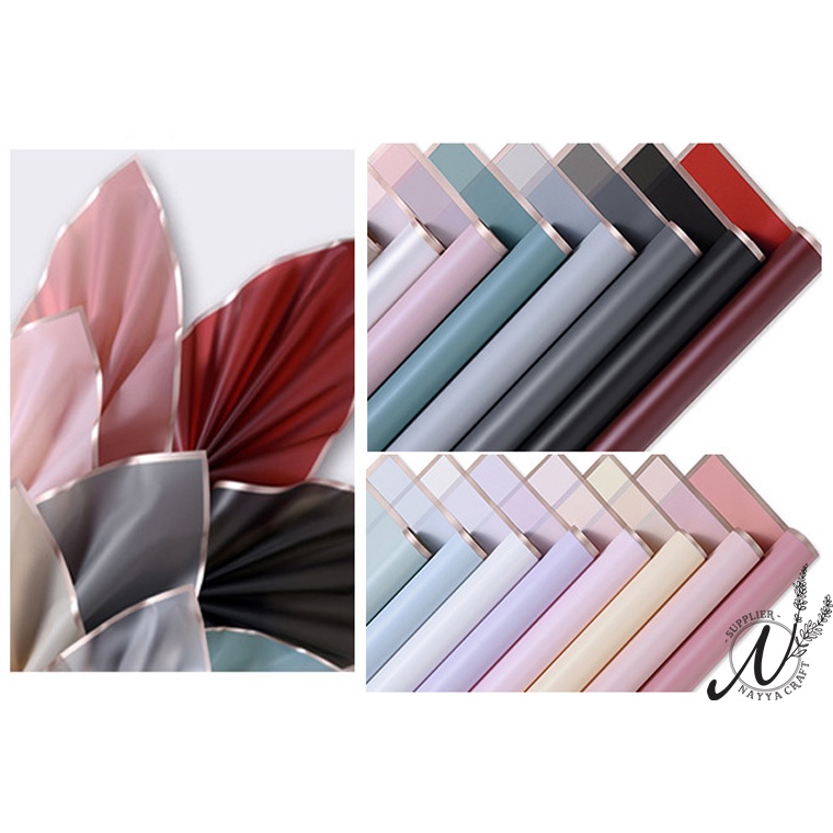 Flower Wrapping Korean Cellophane Paper (WAJIB BELI KARDUS PAKING TAMBAHAN) Kertas Bunga Buket Bunga Hand Bouquet Bunga Korea Buket Uang Flower Papper Wrapping Papper