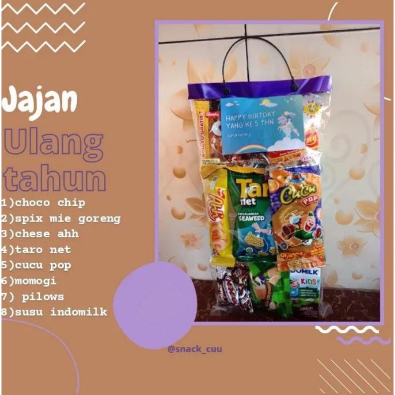 

SouvenirUltah/SnackUlangTahun/PaketSnackUlangTahun