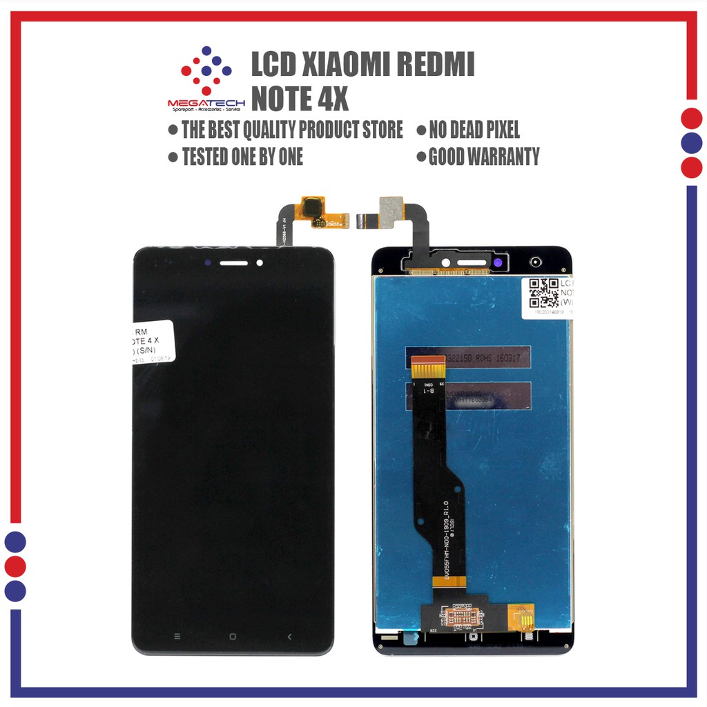 LCD Xiaomi Redmi Note 4x Processor Snapdragon Fullset Touchscreen