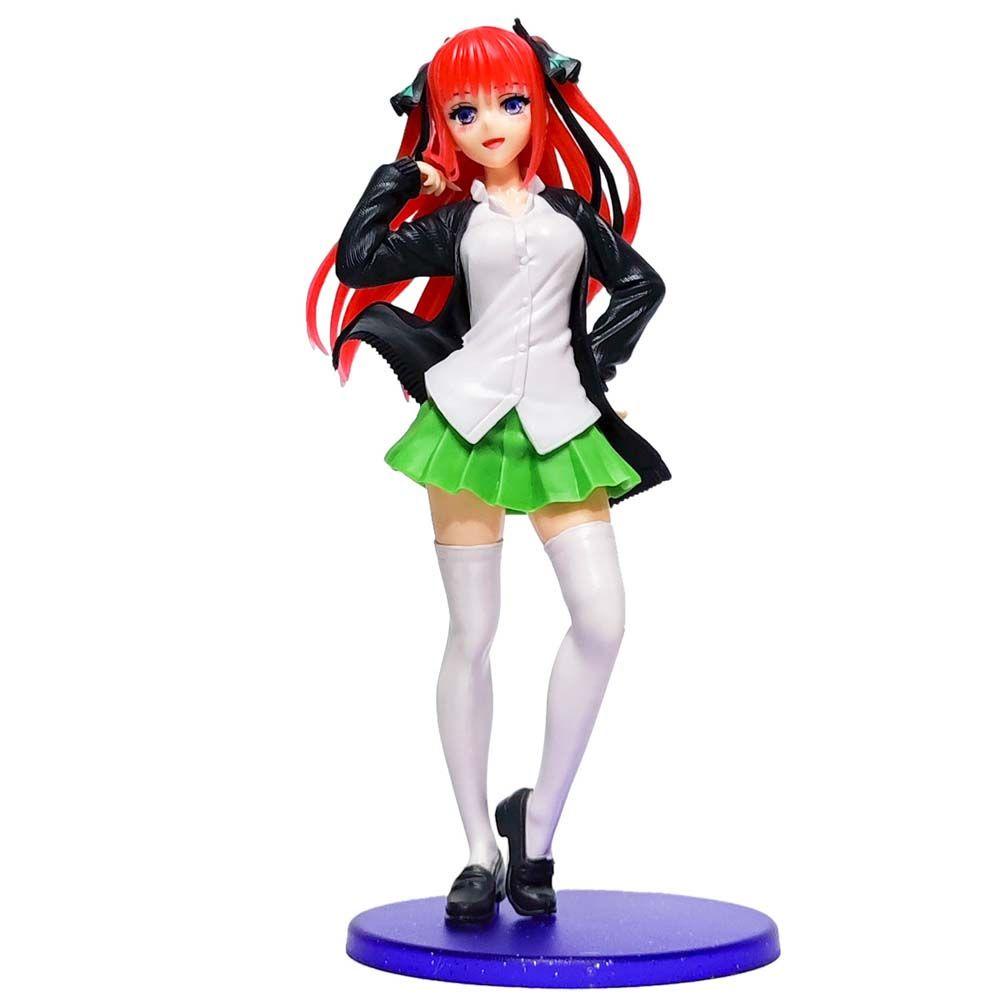 Mxbeauty Nakano Miku Action Figure Anime Patung Nakano Miku Miniatur Gotoubun No Hanayome Ornamen Desktop Klasik