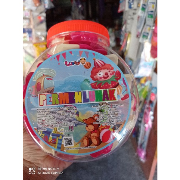 

Permen lunak bentuk botol bayi 1 toples isi 50 pcs